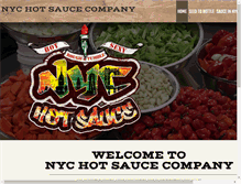 Tablet Screenshot of nychotsauceco.com